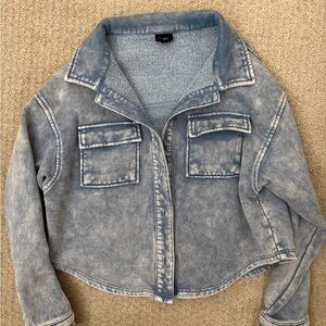 Washed Denim Blue Jacket shirt